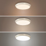 Plafoniera LED CCT da soffitto a tenuta stagna - 18W - Ø25cm - 1920lm - IP65