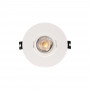 Anello downlight basculante per lampadine GU10/MR16 - Foro Ø75 mm