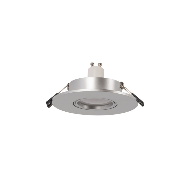 Anello downlight basculante per lampadine GU10/MR16 - Foro Ø75 mm