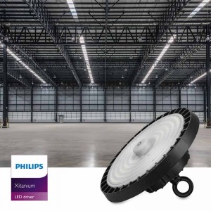 Campana LED industriale 150W - Driver Philips - Dimmerabile DALI - IP65
