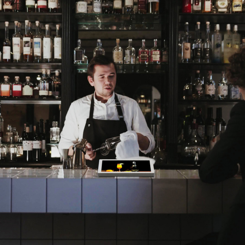 Display pubblicitario da tavolo LCD 10,1'' - Schermo orizzontale - Touch - Android 10 Display pubblicitario da tavolo LCD 10,1'' - Schermo orizzontale - Touch - Android 10