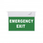 Luce di emergenza permanente con cartello "Emergency Exit"