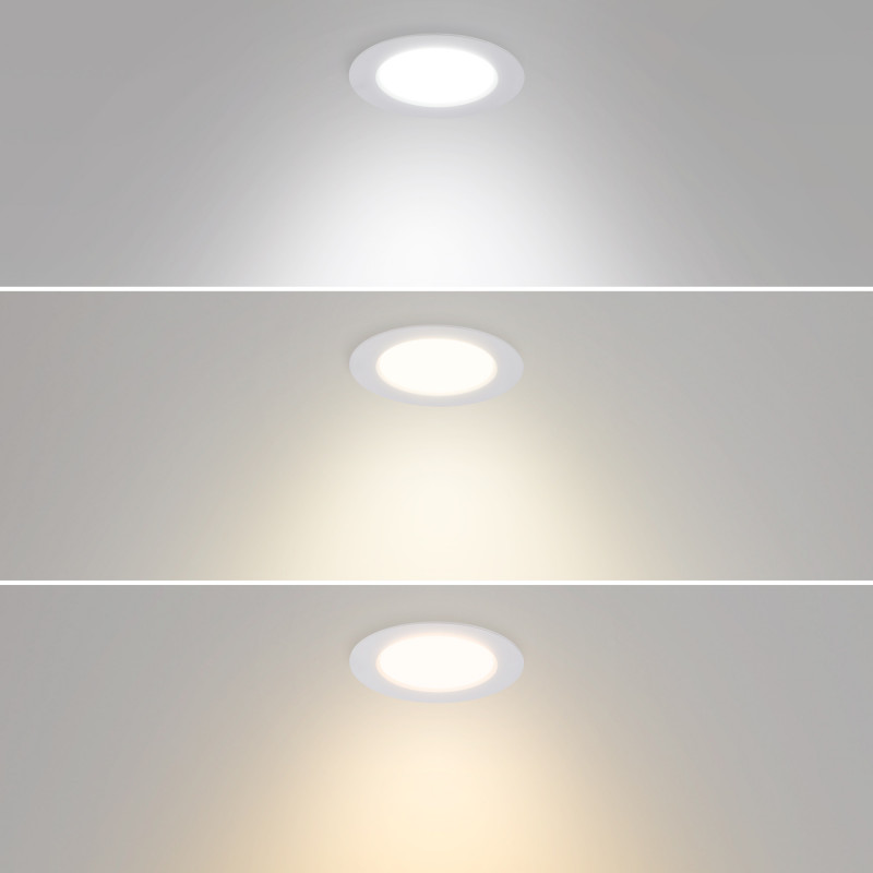 Downlight PRO 7W - CCT - 148lm/W - IP54 - UGR19 - Foro ø75mm