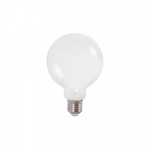 Lampadina LED decorativa "Milky" - E27 G95 - 6W - 3000K