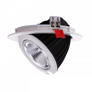Downlight LED COB CCT 42W - CRI90 - Chip Bridgelux - Driver Lifud - IP20 - Taglio Ø215mm