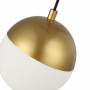 Lampada a sospensione sfera LED a binario magnetico 48V - 6W - 2700K - CRI90 - Oro