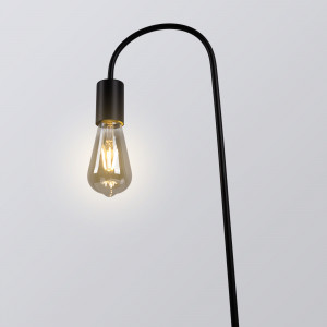 Lampadina fumé a filamento "Smoky" - E27 ST64 - 4W - 3000K