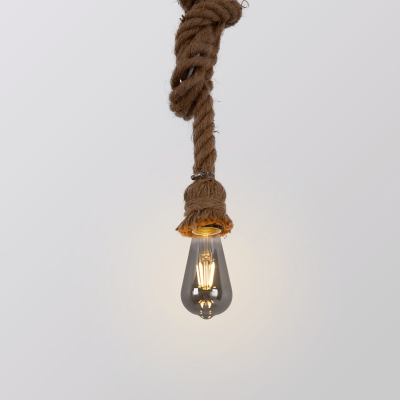 Lampadina fumé a filamento "Smoky" - E27 ST64 - 4W - 3000K