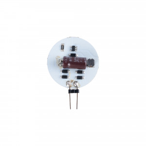 Lampadina LED G4 Bi-Pin 2W piatta 12V-DC/AC Temperatura di colore Bianco  Caldo