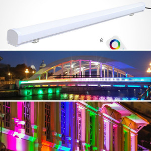Lineare LED a tenuta stagna RGB + CCT - 18W - RF/WiFi - 100cm - IP66 - Mi-Light