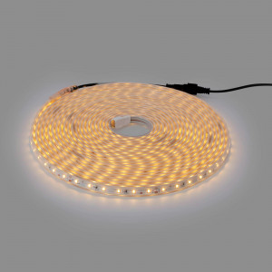 Striscia LED solare 40W con telecomando - 12mm - 10 metri - 2700K - IP65