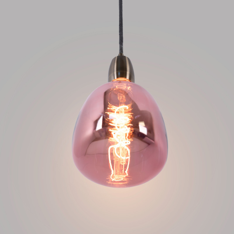 Lampadina decorativa a filamento LED - Rame - E27 D140 - Dimmerabile - 4W - 1800K