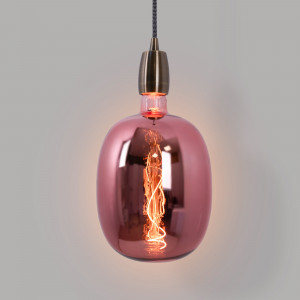 Lampadina decorativa a filamento LED - Rame - E27 T170 - Dimmerabile - 4W - 1500K