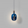 Lampadina decorativa a filamento LED - Blu - E27 T170 - Dimmerabile - 4W - 4200K