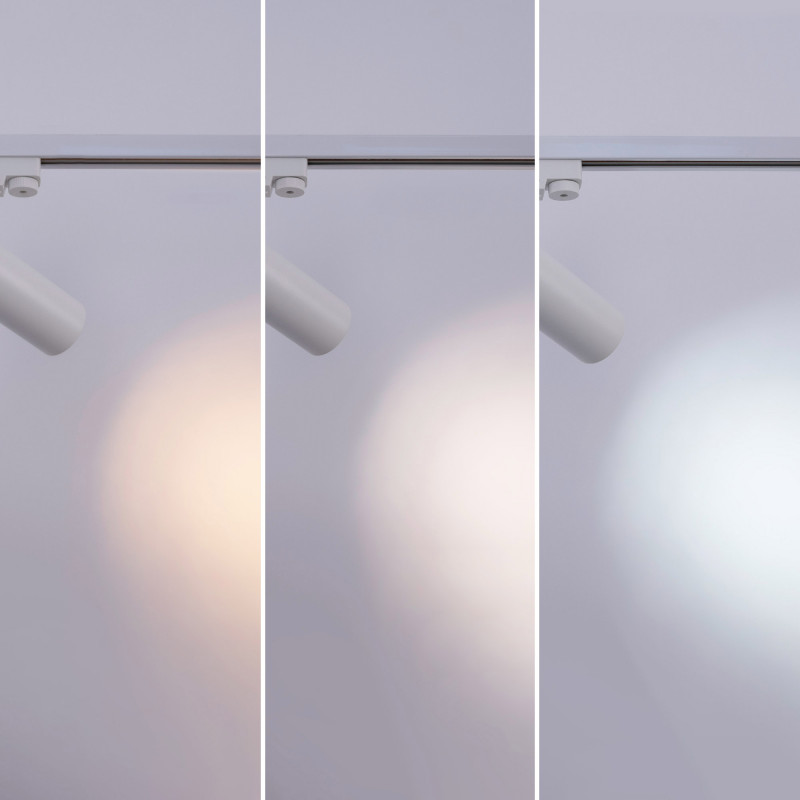 Faretto LED CCT a binario monofase - 10W - CRI 90 - Driver KGP - Bianco Faretto LED CCT a binario monofase - 10W - CRI 90 - Driver KGP - Bianco