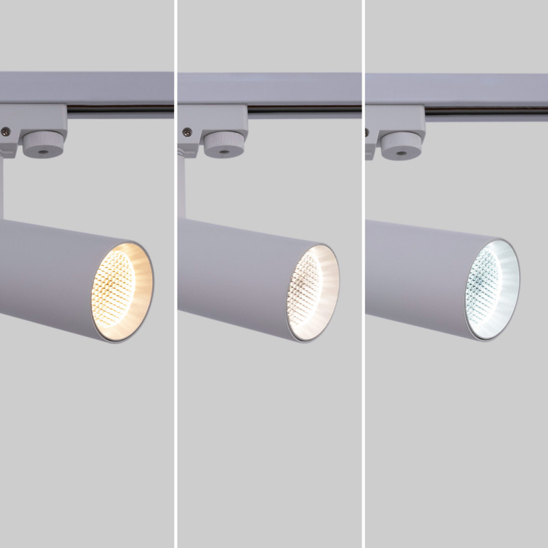 Faretto LED CCT a binario monofase - 10W - CRI 90 - Driver KGP - Bianco Faretto LED CCT a binario monofase - 10W - CRI 90 - Driver KGP - Bianco