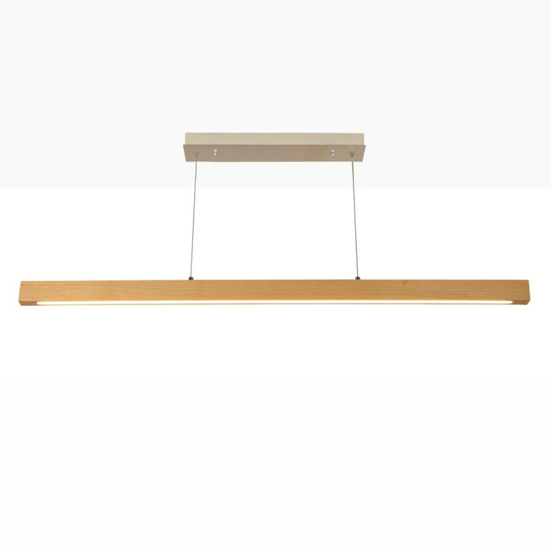 Lampada a sospensione LED in legno 24W