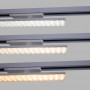 Faretto LED lineare orientabile a binario trifase - 40W - CCT - CRI90 - Driver KGP - Bianco