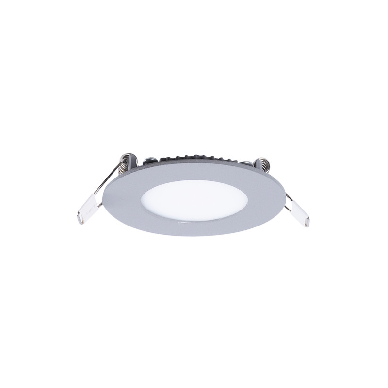 Downlight LED slim 3W - Grigio - Taglio Ø 70mm