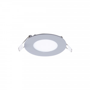 Downlight LED piatto 3W - Grigio - Taglio Ø 70mm