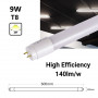 Pack x 25 - Tubo LED 60cm T8 - 9W - 140lm/W