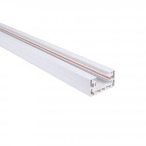 Binario monofase in PVC per faretti LED - Superficie - 2 metri