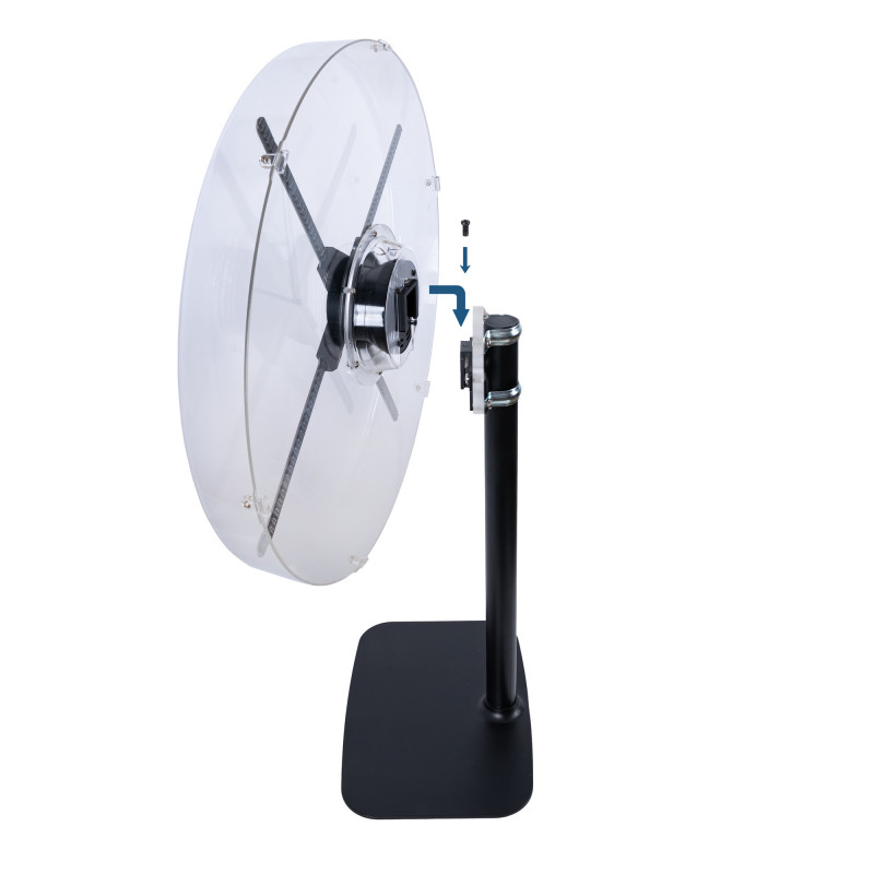 Ventilatore olografico 3D da tavolo - Ø 52 cm - 72W Ventilatore olografico 3D da tavolo - Ø 52 cm - 72W