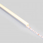 Profilo in alluminio con diffusore - Kit completo - 17,6 x 14,5 mm - Striscia LED fino a 12 mm - 2 metri