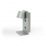 Pack x 2 - Lampada da lettura a parete con porta USB "BASKOP" - 6W - design verticale - Grigio