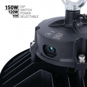 Campana LED industriale 150W - PHILIPS Lumileds - Driver LIFUD - 5000K - IP65 - 5 anni di garanzia