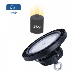 Campana LED industriale - 100W - PHILIPS Lumileds - Driver LIFUD - 5000K - IP65 - 5 anni di garanzia