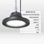 Campana LED industriale - Potenza regolabile 90/120/150W - 150lm/W - Driver LIFUD - 5000K - IP65