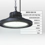 Campana LED industriale - Potenza regolabile 120/160/200W - 150lm/W - Driver LIFUD - 5000K - IP65