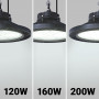 Campana LED industriale 200W - PHILIPS Lumileds - Driver LIFUD - 5000K - IP65 - 5 anni di garanzia