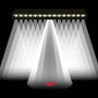 Downlight lineare LED da incasso 30W - UGR18 - CRI90 - Chip OSRAM - 4000K - Nero