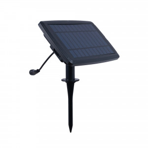 Ghirlanda luminosa solare - 25 lampadine E27 a filamento LED - IP44 - 9,2 metri