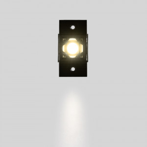 Faretto lineare LED incasso a scomparsa - 2W - UGR18 - CRI90 - Nero
