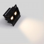 Faretto lineare LED incasso a scomparsa - 4W - UGR18 - CRI90 - Nero