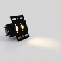 Faretto lineare LED incasso a scomparsa - 4W - UGR18 - CRI90 - Nero