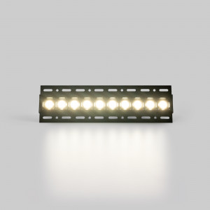 Foco lineal LED integrable en pladur - 20W - UGR18 - CRI90 - Negro