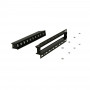 Foco lineal LED integrable en pladur - 20W - UGR18 - CRI90 - Negro