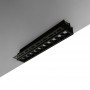 Foco lineal LED integrable en pladur - 20W - UGR18 - CRI90 - Negro