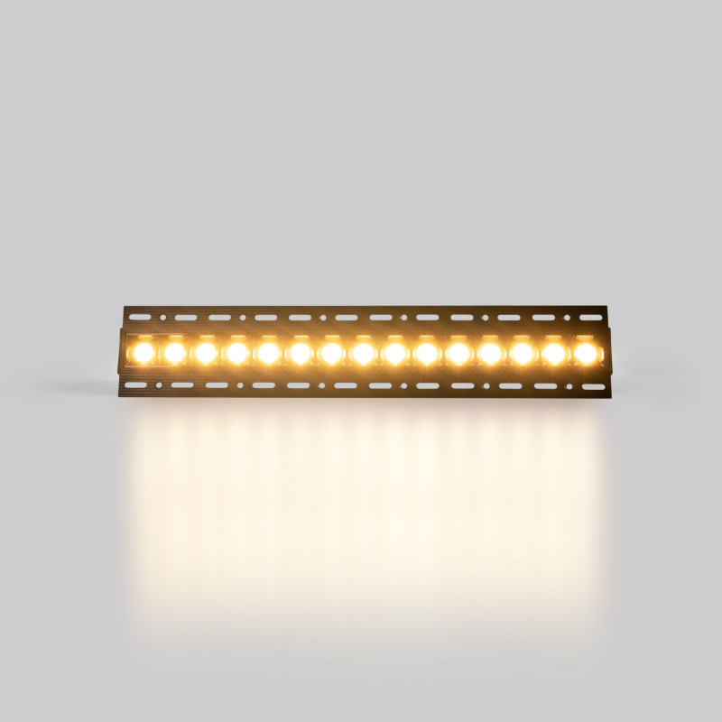 Faretto lineare LED incasso a scomparsa - 30W - UGR18 - CRI90 - Nero Faretto lineare LED incasso a scomparsa - 30W - UGR18 - CRI90 - Nero