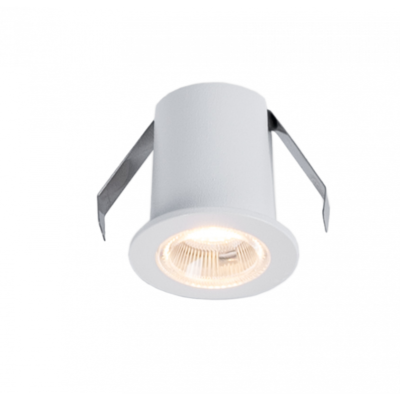 Downlight LED rotondo da incasso 2W - Chip Osram - UGR18 - Taglio Ø 25mm - Bianco