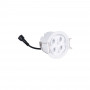 Downlight LED rotondo da incasso 8W - Chip Osram - UGR18 - Taglio Ø 58mm - Bianco