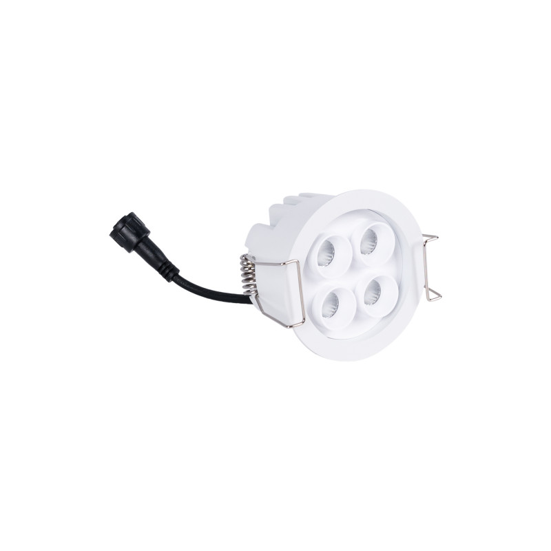 Downlight LED rotondo da incasso 8W - Chip Osram - UGR18 - Taglio Ø 58mm - Bianco Downlight LED rotondo da incasso 8W - Chip Osram - UGR18 - Taglio Ø 58mm - Bianco