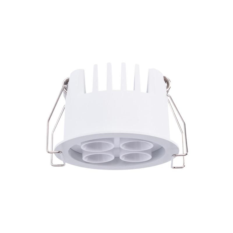 Downlight LED rotondo da incasso 8W - Chip Osram - UGR18 - Taglio Ø 58mm - Bianco Downlight LED rotondo da incasso 8W - Chip Osram - UGR18 - Taglio Ø 58mm - Bianco