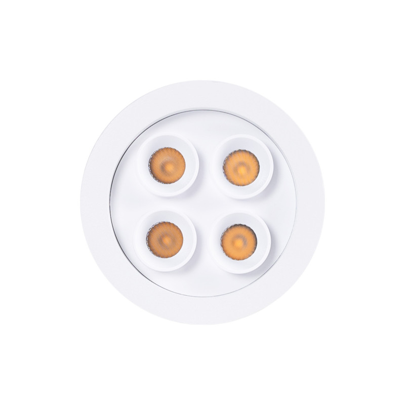 Downlight LED rotondo da incasso 8W - Chip Osram - UGR18 - Taglio Ø 58mm - Bianco Downlight LED rotondo da incasso 8W - Chip Osram - UGR18 - Taglio Ø 58mm - Bianco