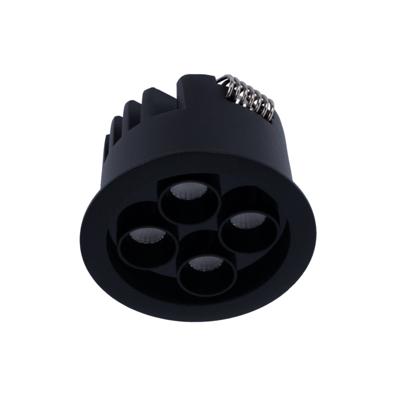 Downlight LED rotondo da incasso 8W - Chip Osram - UGR18 - Taglio Ø 58mm - Nero Downlight LED rotondo da incasso 8W - Chip Osram - UGR18 - Taglio Ø 58mm - Nero