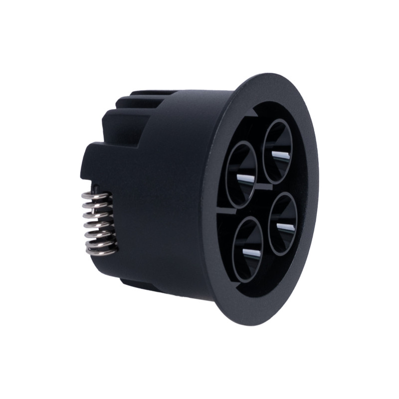 Downlight LED rotondo da incasso 8W - Chip Osram - UGR18 - Taglio Ø 58mm - Nero Downlight LED rotondo da incasso 8W - Chip Osram - UGR18 - Taglio Ø 58mm - Nero